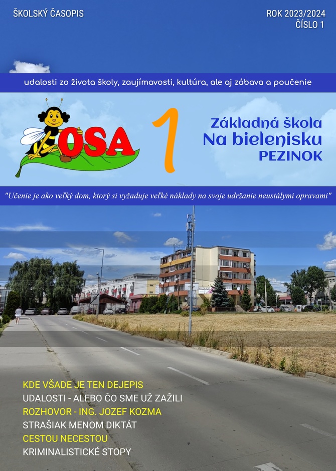 Školský časopis OSA 1 (2023/2024)