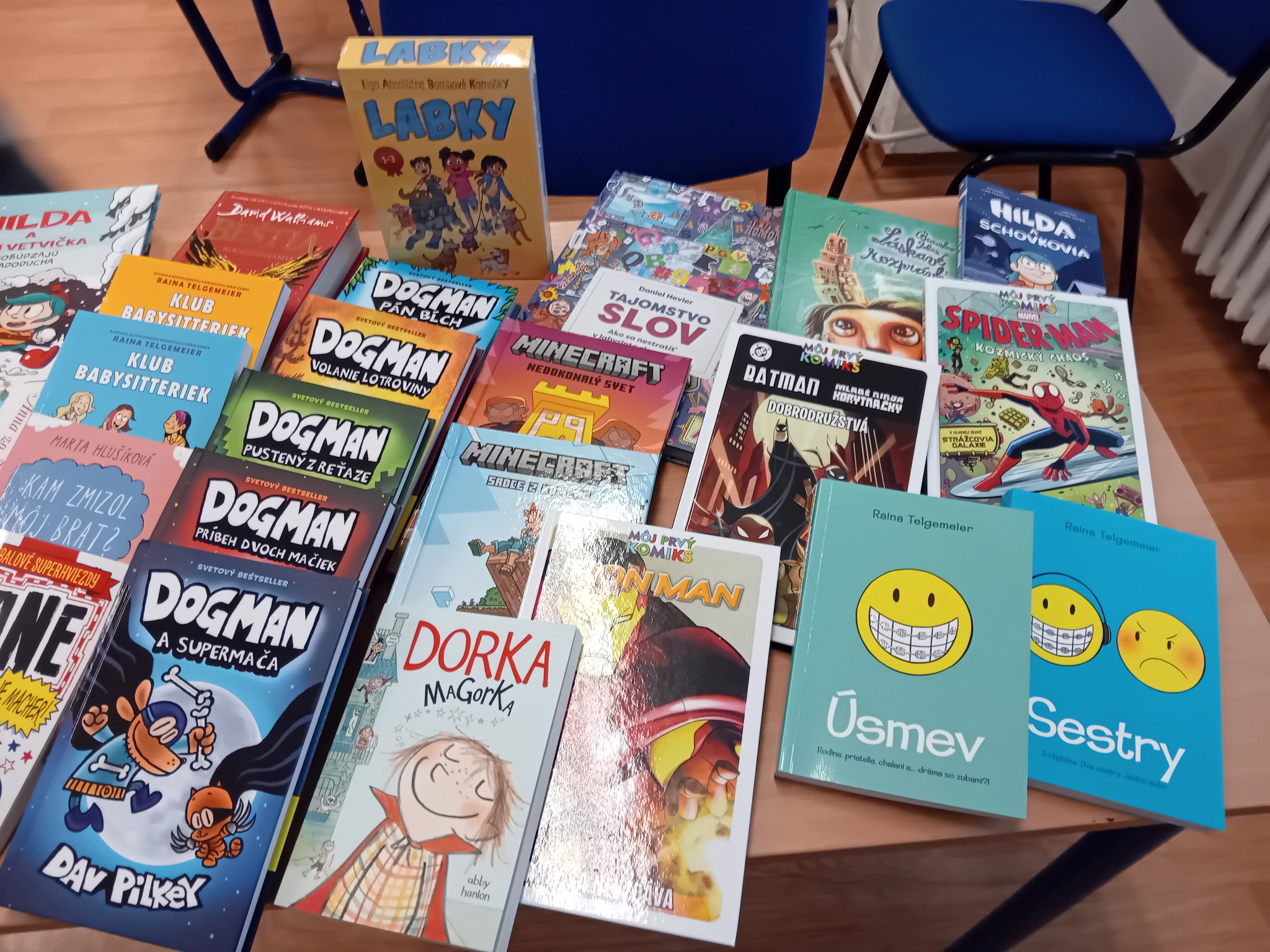 Nové knihy v knižnici